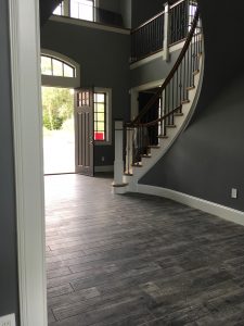Radiant Floor to front entrance